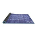 Sideview of Persian Blue Traditional Rug, tr3549blu