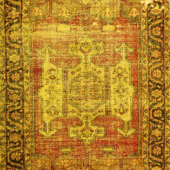 Persian Yellow Traditional Rug, tr3549yw