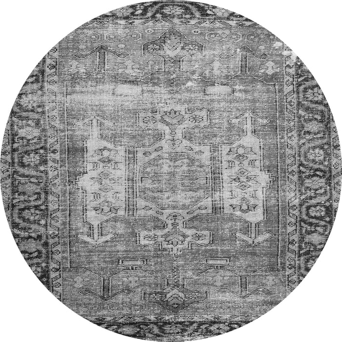 Square Persian Gray Traditional Rug, tr3549gry