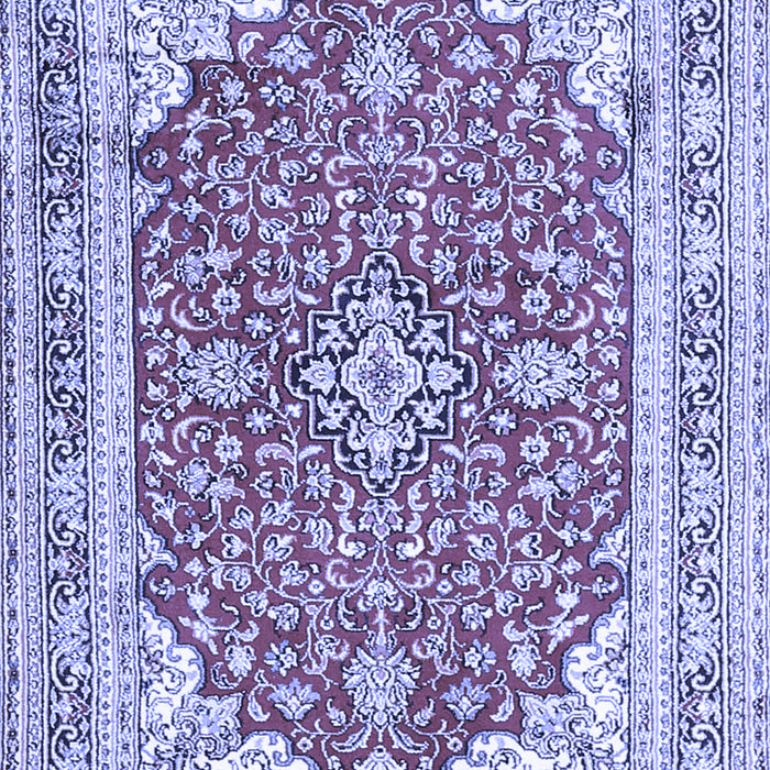 Medallion Blue Traditional Rug, tr354blu