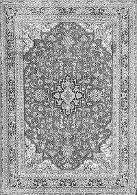 Medallion Gray Traditional Rug, tr354gry