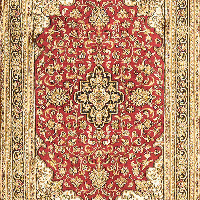 Medallion Brown Traditional Rug, tr354brn