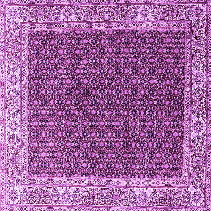 Square Persian Purple Traditional Rug, tr3550pur