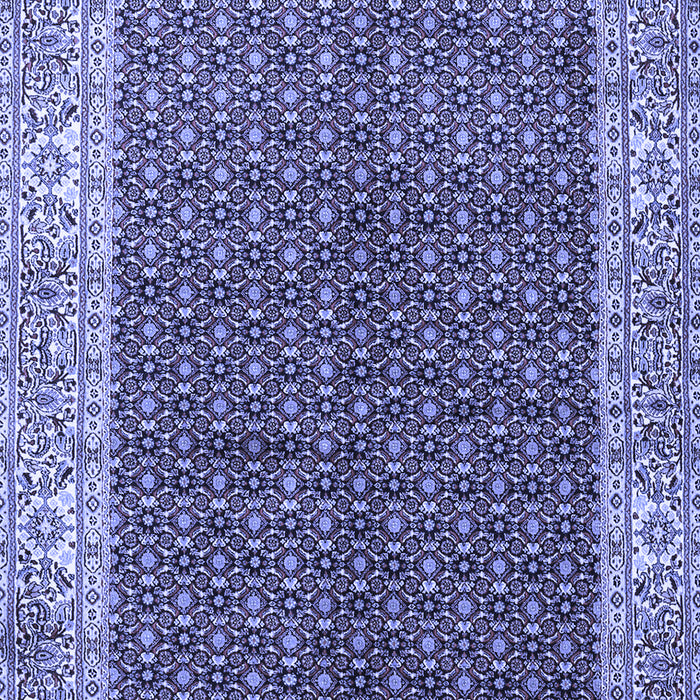 Machine Washable Persian Blue Traditional Rug, wshtr3550blu