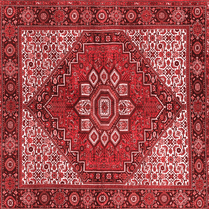 Machine Washable Persian Red Traditional Rug, wshtr3551red