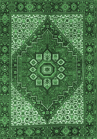 Persian Emerald Green Traditional Rug, tr3551emgrn