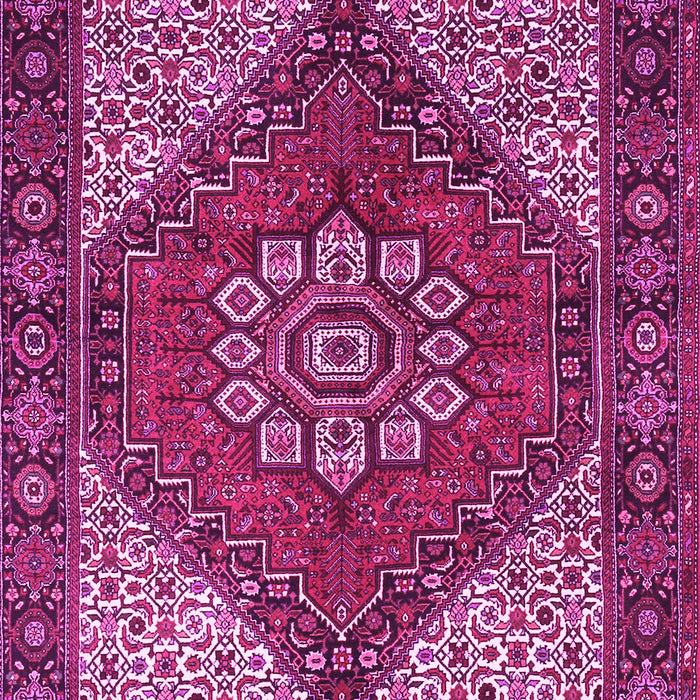 Machine Washable Persian Pink Traditional Rug, wshtr3551pnk