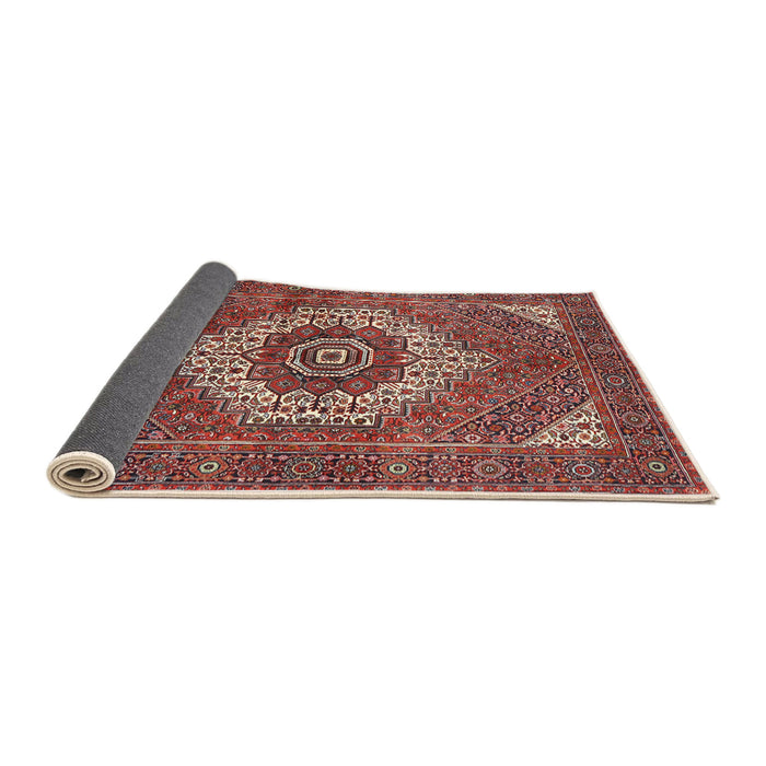 Sideview of Traditional Red Persian Rug, tr3552