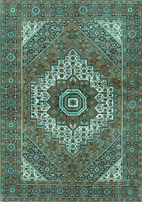 Persian Turquoise Traditional Rug, tr3552turq