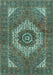 Persian Turquoise Traditional Rug, tr3552turq