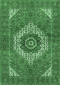 Persian Emerald Green Traditional Rug, tr3552emgrn