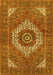 Machine Washable Persian Yellow Traditional Rug, wshtr3552yw