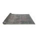 Sideview of Traditional Dark Gray Persian Rug, tr3553