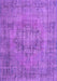 Machine Washable Persian Purple Traditional Area Rugs, wshtr3553pur