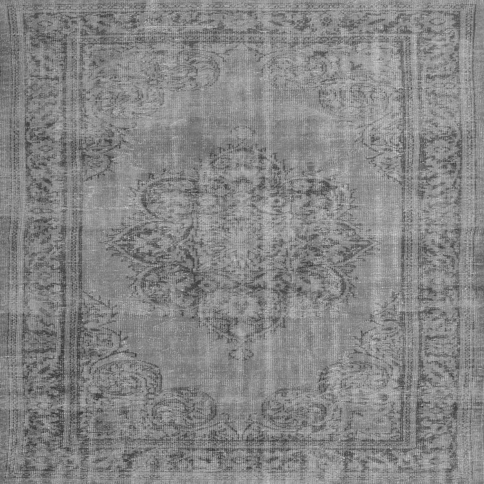 Serging Thickness of Persian Gray Traditional Rug, tr3553gry
