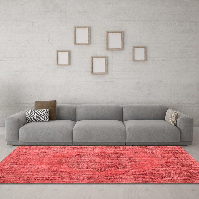 Traditional Red Washable Rugs
