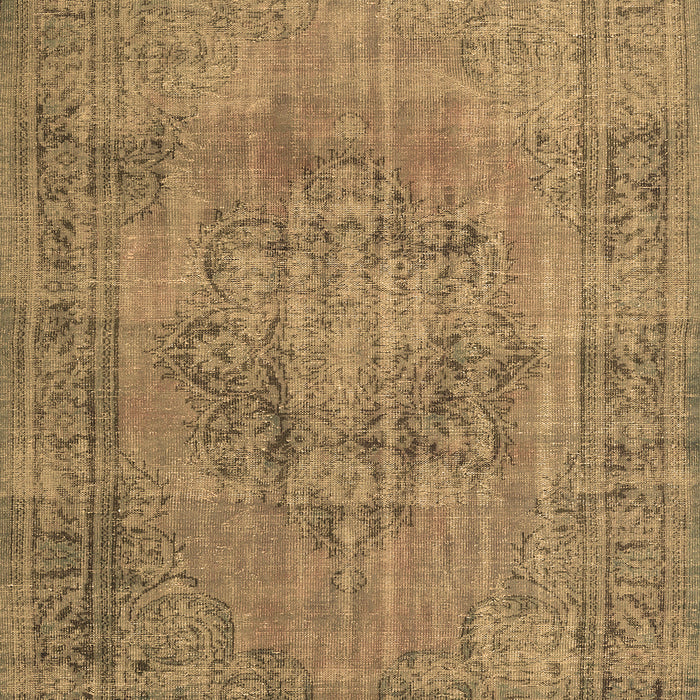 Machine Washable Persian Brown Traditional Rug, wshtr3553brn