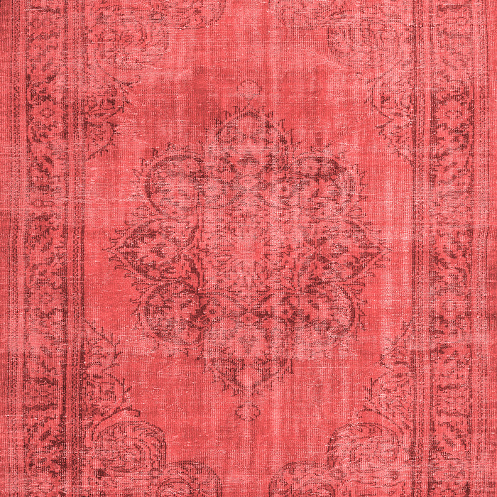 Machine Washable Persian Red Traditional Rug, wshtr3553red