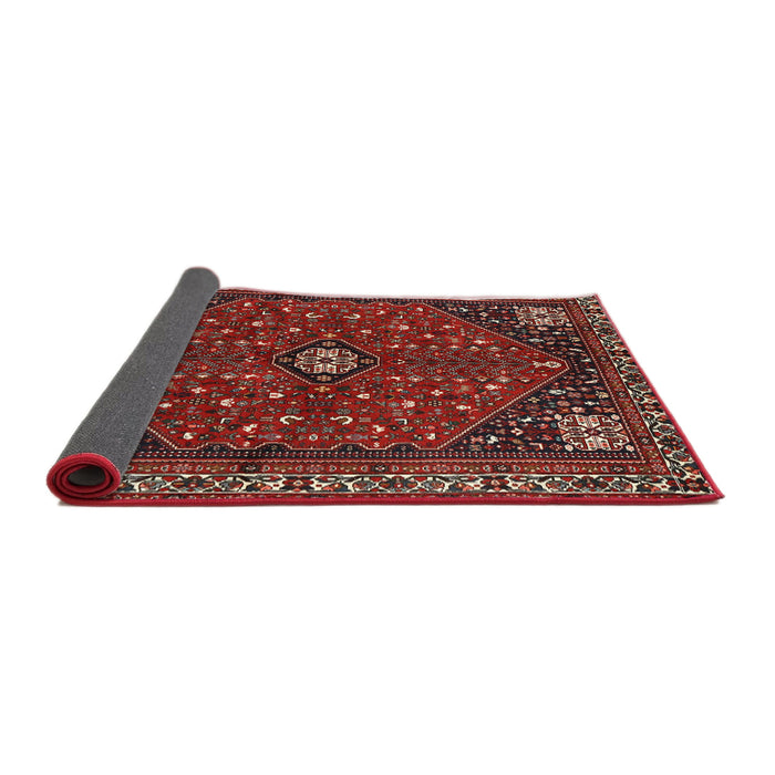Sideview of Traditional Red Persian Rug, tr3554