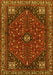 Persian Yellow Traditional Rug, tr3554yw