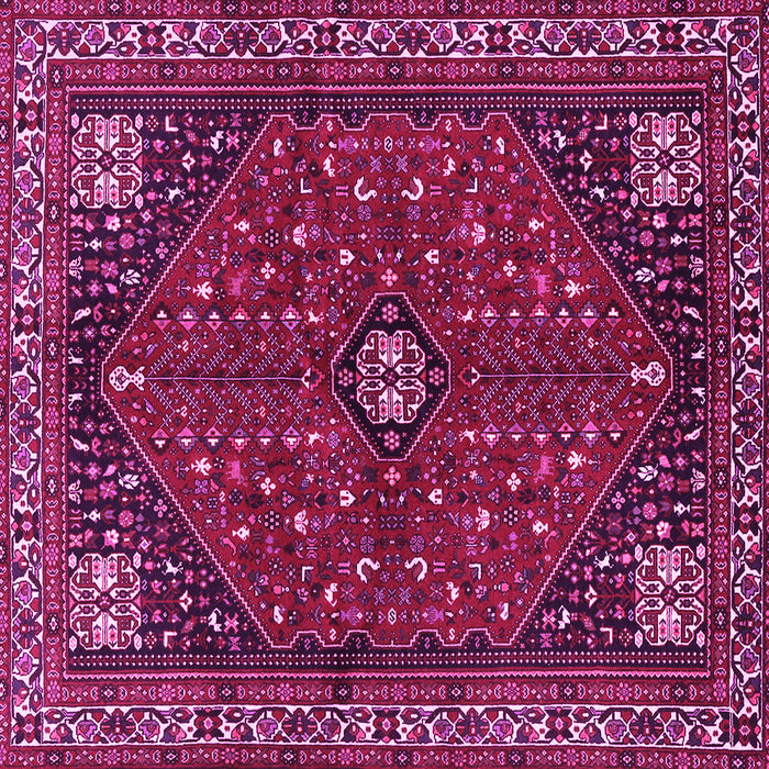 Square Persian Pink Traditional Rug, tr3554pnk