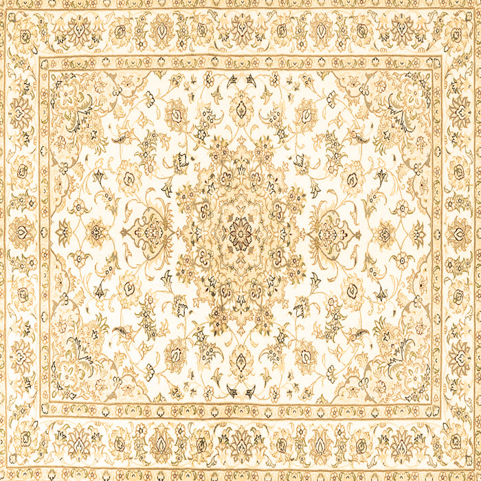Square Machine Washable Persian Brown Traditional Rug, wshtr3555brn