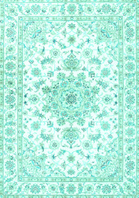 Persian Turquoise Traditional Rug, tr3555turq