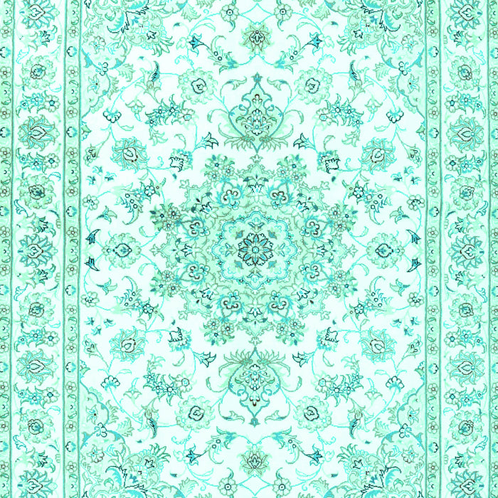 Persian Turquoise Traditional Rug, tr3555turq
