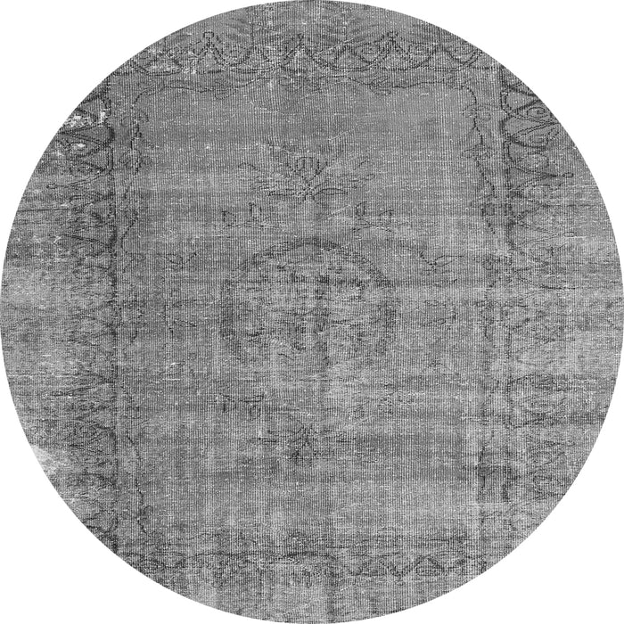 Machine Washable Persian Gray Traditional Rug, wshtr3556gry