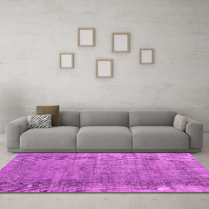 Machine Washable Persian Pink Traditional Rug in a Living Room, wshtr3556pnk