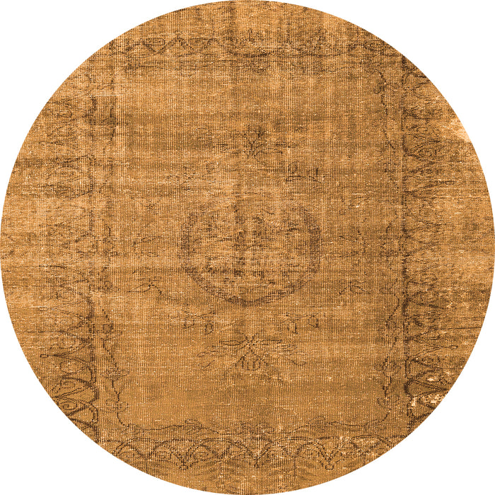 Machine Washable Persian Orange Traditional Area Rugs, wshtr3556org