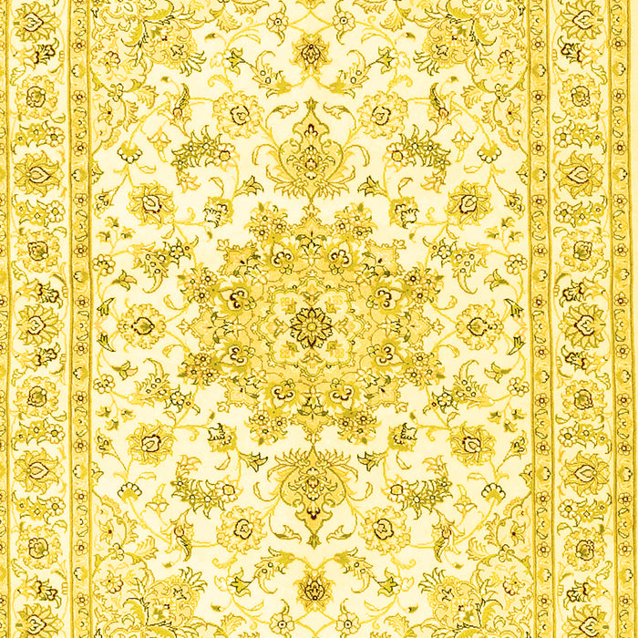 Persian Yellow Traditional Rug, tr3557yw