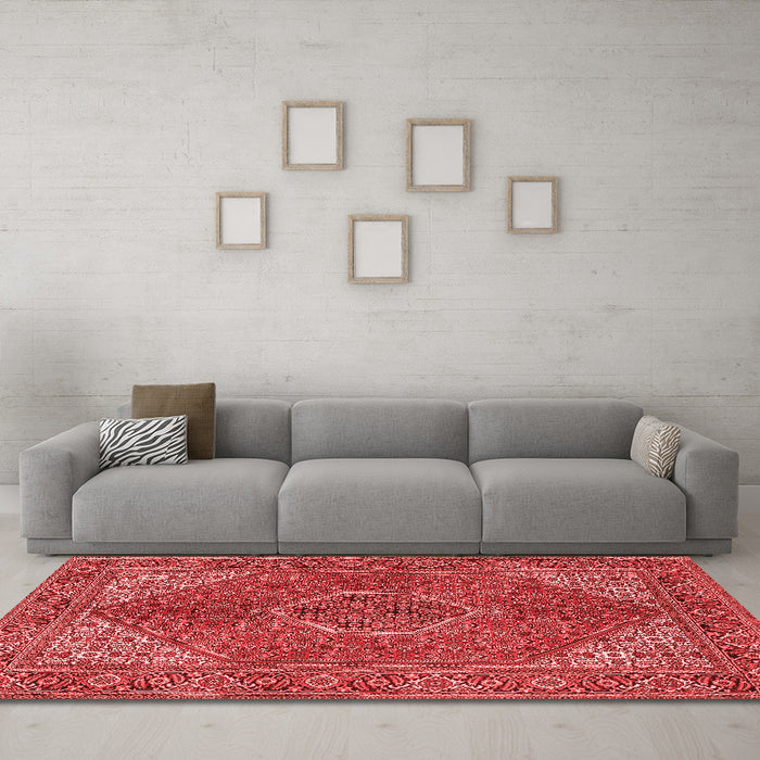 Traditional Red Washable Rugs