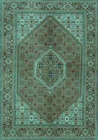 Persian Turquoise Traditional Rug, tr3558turq