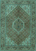 Persian Turquoise Traditional Rug, tr3558turq