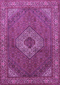 Medallion Purple Traditional Rug, tr3559pur