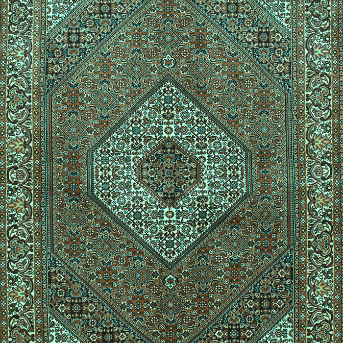 Medallion Turquoise Traditional Rug, tr3559turq