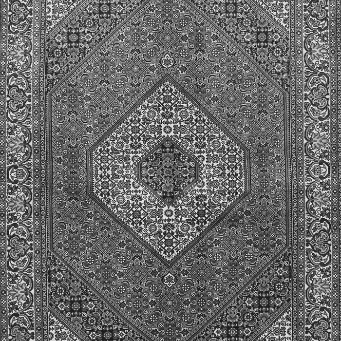 Serging Thickness of Machine Washable Medallion Gray Traditional Rug, wshtr3559gry