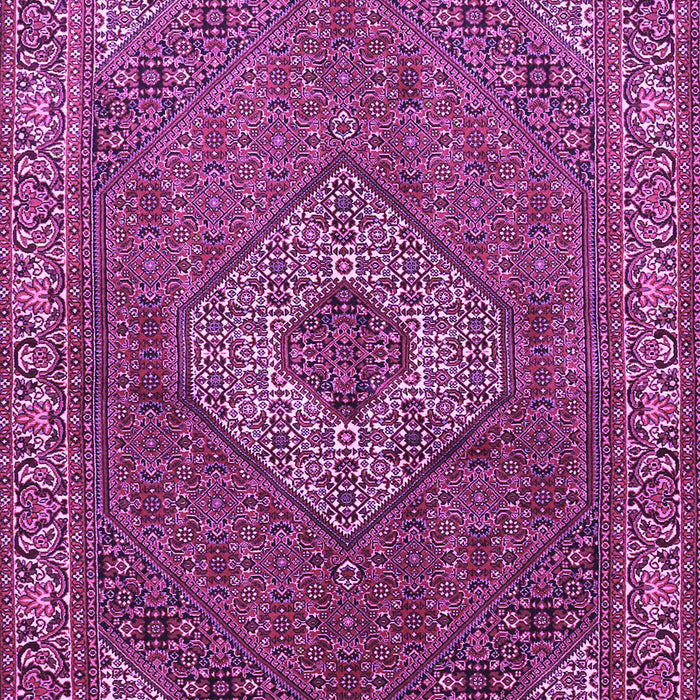 Machine Washable Medallion Purple Traditional Area Rugs, wshtr3559pur