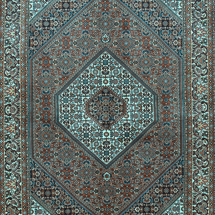 Medallion Light Blue Traditional Rug, tr3559lblu