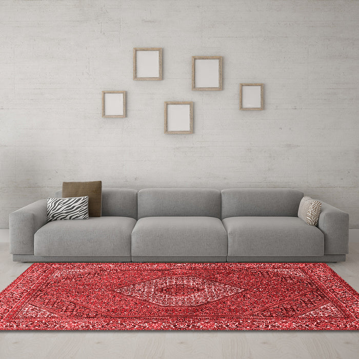 Traditional Red Washable Rugs