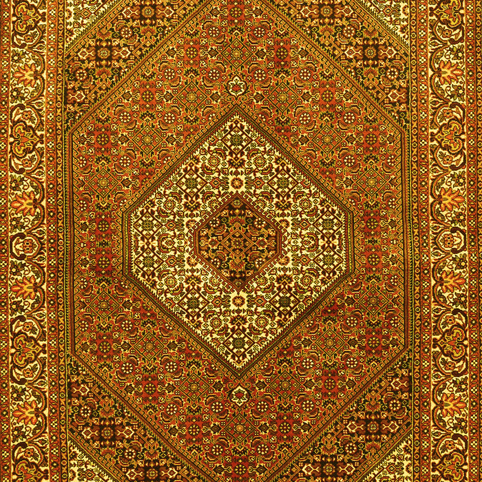 Medallion Yellow Traditional Rug, tr3559yw