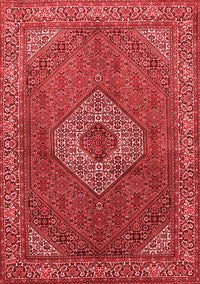 Medallion Red Traditional Rug, tr3559red