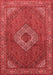 Medallion Red Traditional Area Rugs