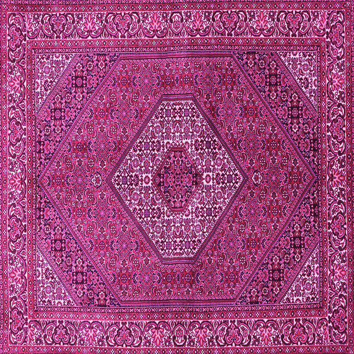 Square Medallion Pink Traditional Rug, tr3559pnk