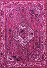 Medallion Pink Traditional Rug, tr3559pnk