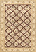 Machine Washable Persian Brown Traditional Rug, wshtr355brn