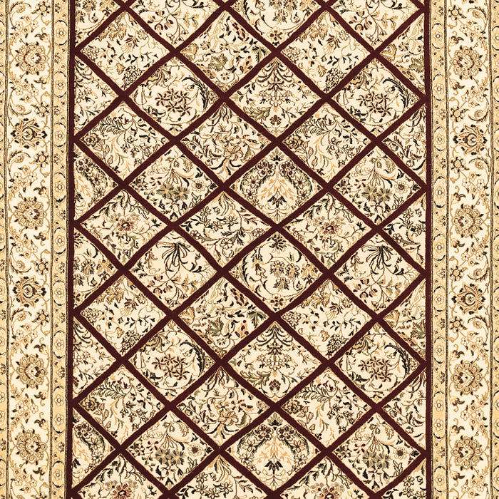 Machine Washable Persian Brown Traditional Rug, wshtr355brn
