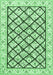 Persian Emerald Green Traditional Rug, tr355emgrn