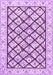 Machine Washable Persian Purple Traditional Area Rugs, wshtr355pur